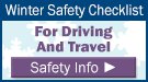 Winter Travel and Driving Checklist